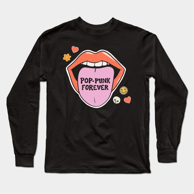 Pop-Punk Forever Long Sleeve T-Shirt by cecececececelia